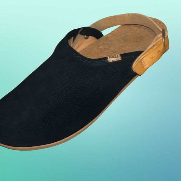 Reef Women's Cushion Sage Se Slipper Suede Black Size 9 - Picture 1 of 6